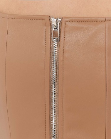 Пісочний корсет зі штучної шкіри FASHIONISTA