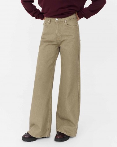 Хакі джинси прямого крою FASHIONISTA