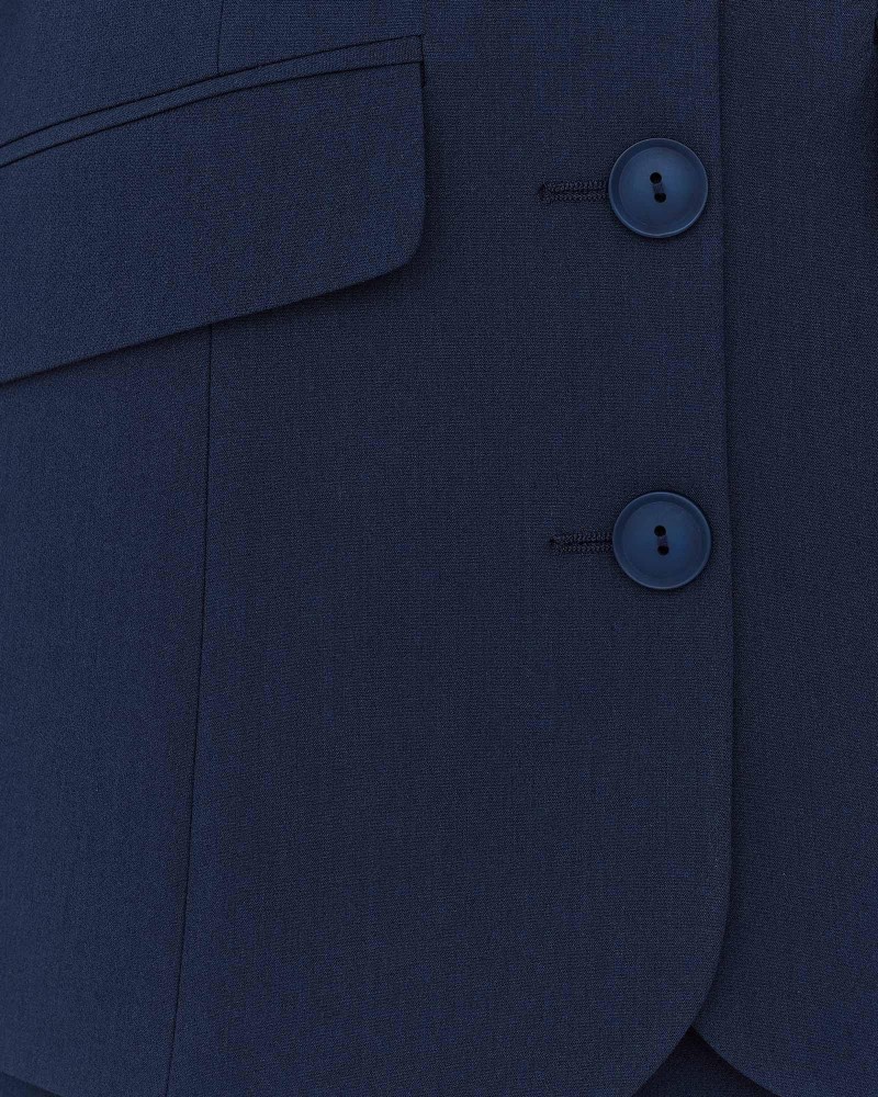 Синій жакет приталеного крою FASHIONISTA Синій жакет приталеного крою FASHIONISTA