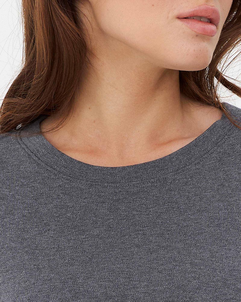 Лонгслів однотонний від FASHIONISTA темно-сірий Лонгслів однотонний від FASHIONISTA темно-сірий