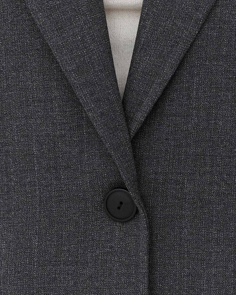 Сірий піджак прямого крою FASHIONISTA