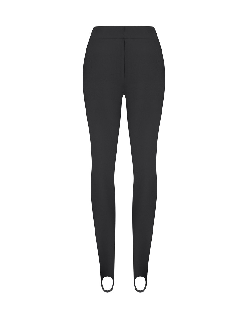 Чорні легінси зі штрипками FASHIONISTA