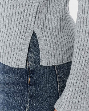 Джемпер Texture Basic від FASHIONISTA  сірий