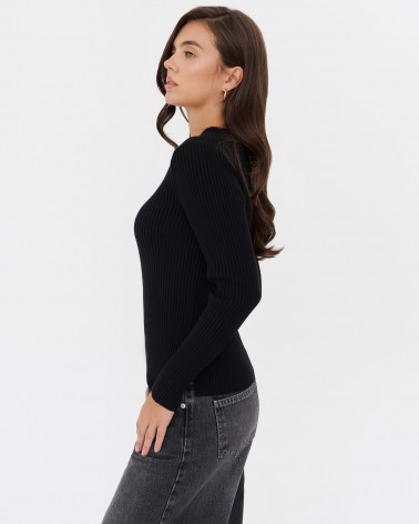 Джемпер Texture Basic від FASHIONISTA чорний