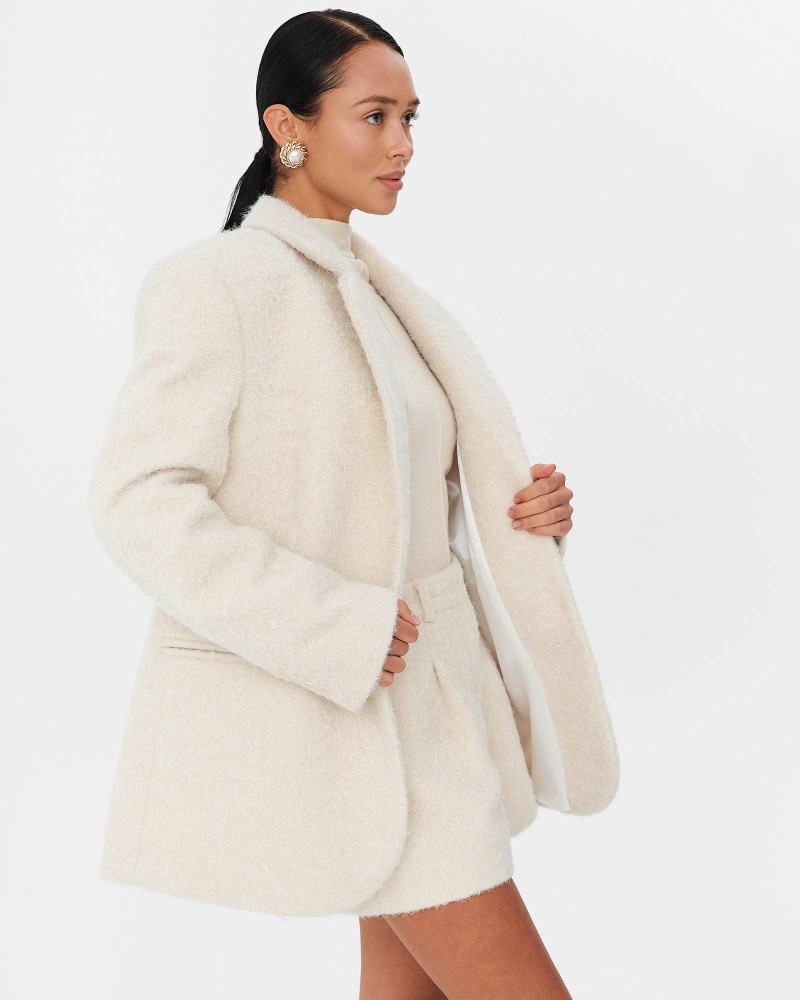 Молочний жакет текстурований FASHIONISTA