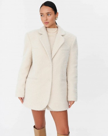 Молочний жакет текстурований FASHIONISTA