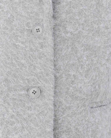 Сірий жакет текстурований FASHIONISTA