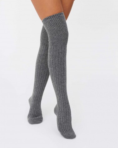 Сірі гольфи вище колін FASHIONISTA