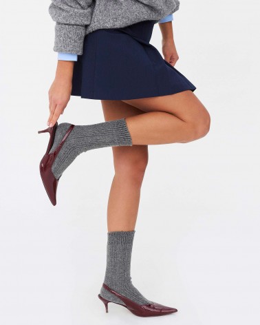 Сірі шкарпетки з візерунком FASHIONISTA