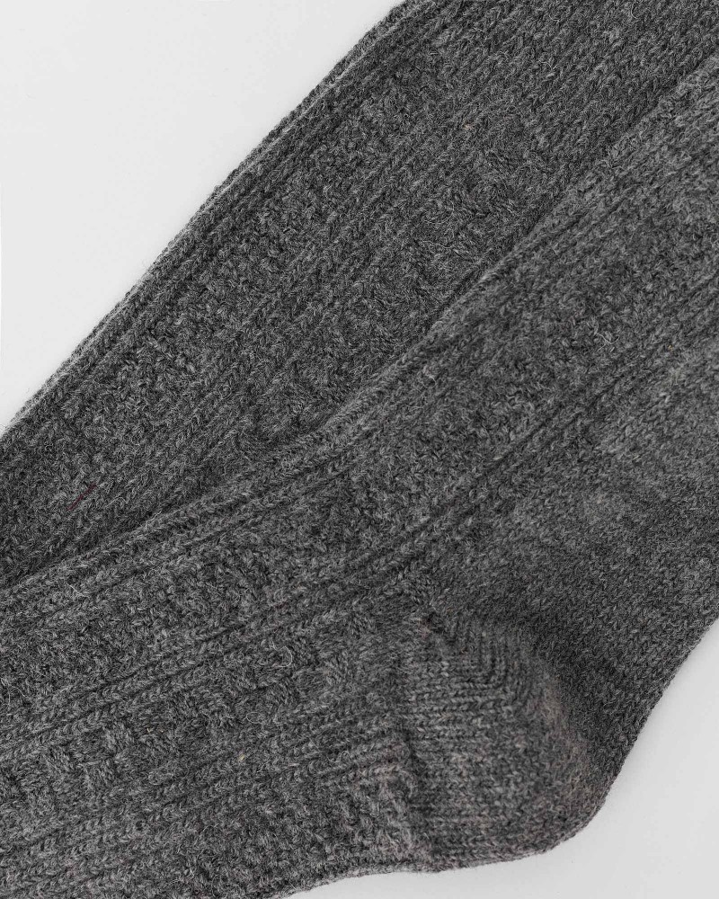 Сірі шкарпетки з візерунком FASHIONISTA