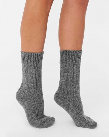 Сірі шкарпетки з візерунком FASHIONISTA