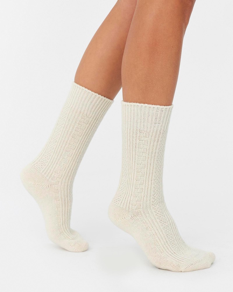 Молочні шкарпетки з візерунком FASHIONISTA