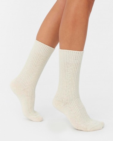 Молочні шкарпетки з візерунком FASHIONISTA