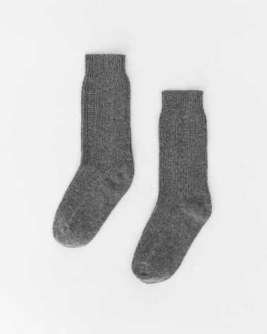 Сірі шкарпетки з візерунком FASHIONISTA