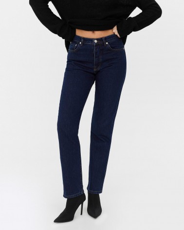 Джинси Straight Basic від FASHIONISTA темно-синій
