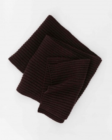 Коричневий в'язаний шарф FASHIONISTA