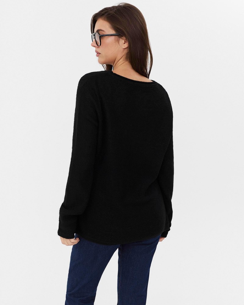 Джемпер Cozy базовий від FASHIONISTA чорний