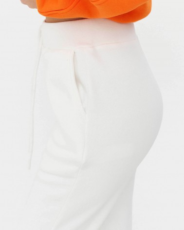 Штани спортивні на флісі від FASHIONISTA білий