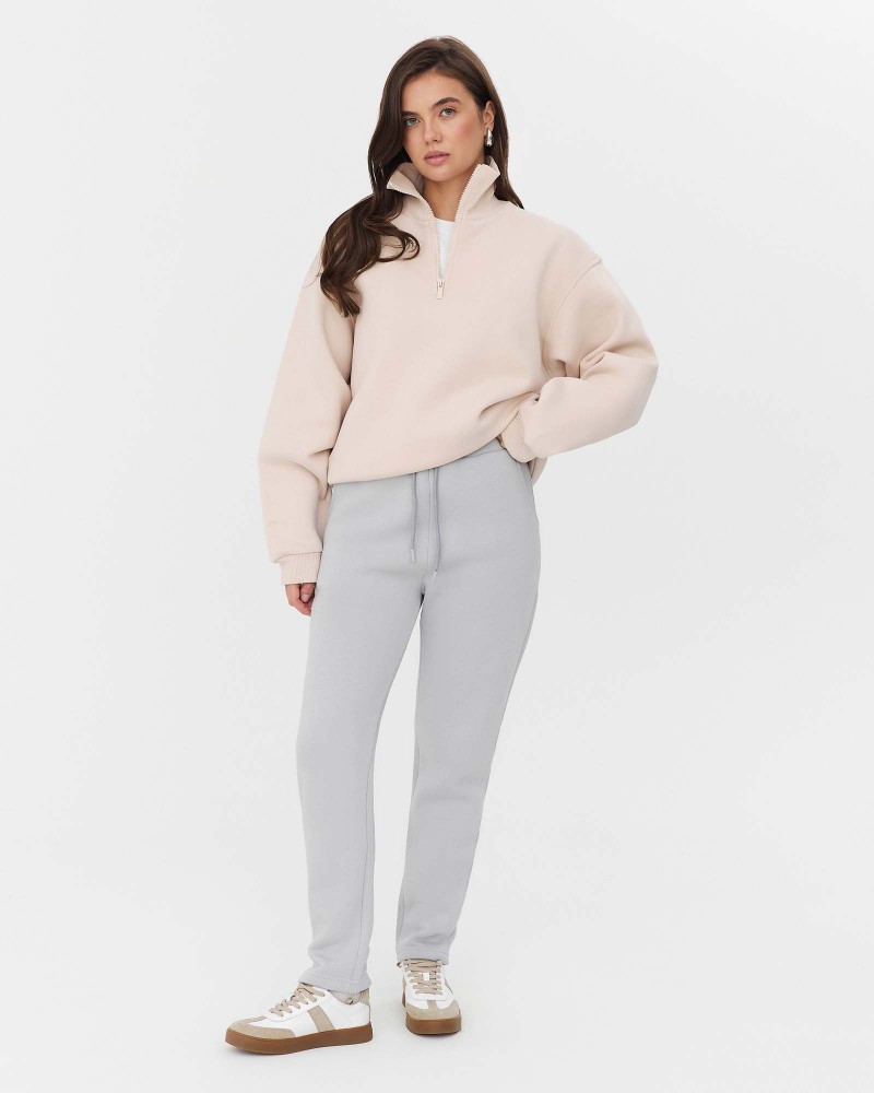 Штани спортивні на флісі від FASHIONISTA сірий