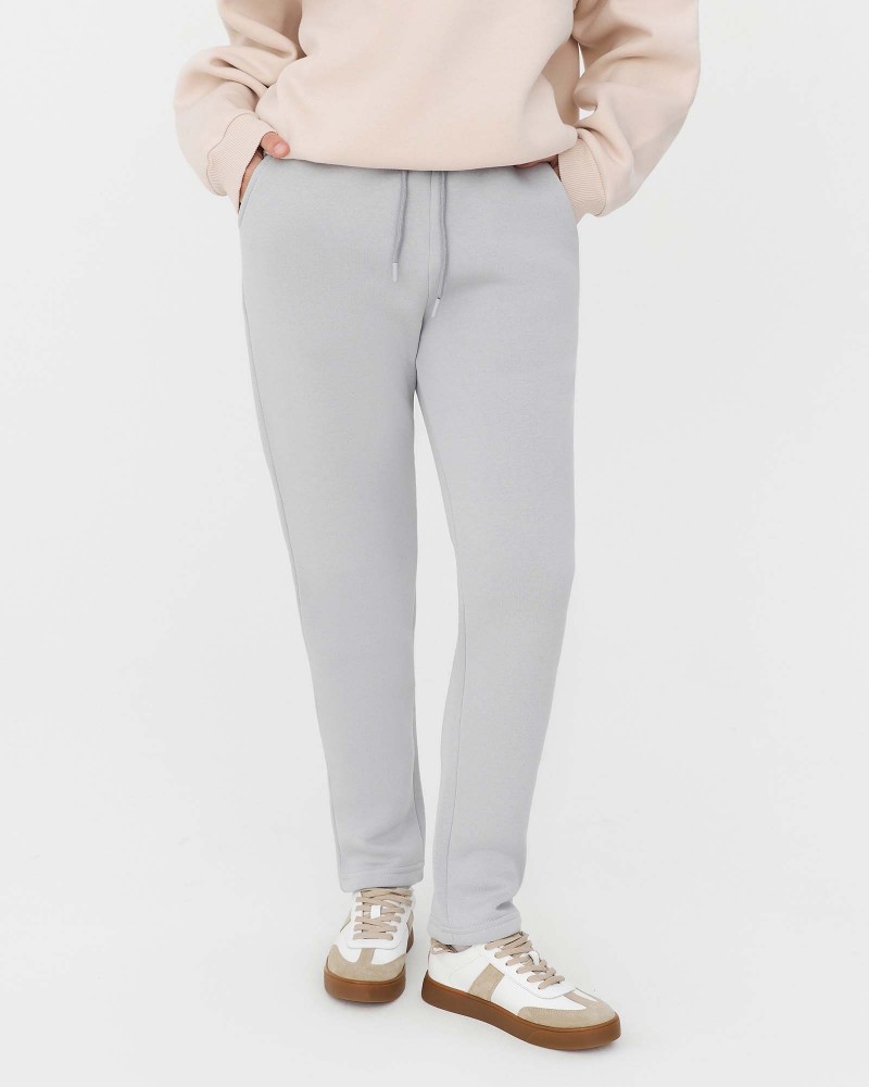 Штани спортивні на флісі від FASHIONISTA сірий