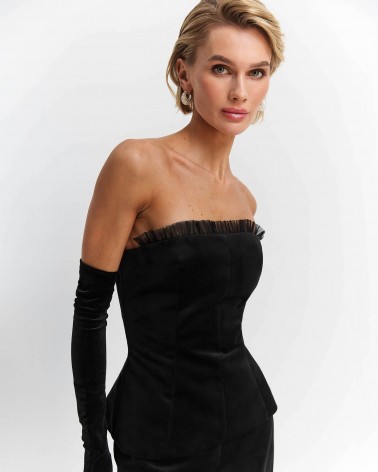 Чорний корсет Evelyn FASHIONISTA