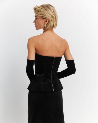 Чорний корсет Evelyn FASHIONISTA