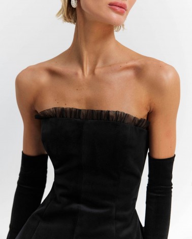 Чорний корсет Evelyn FASHIONISTA