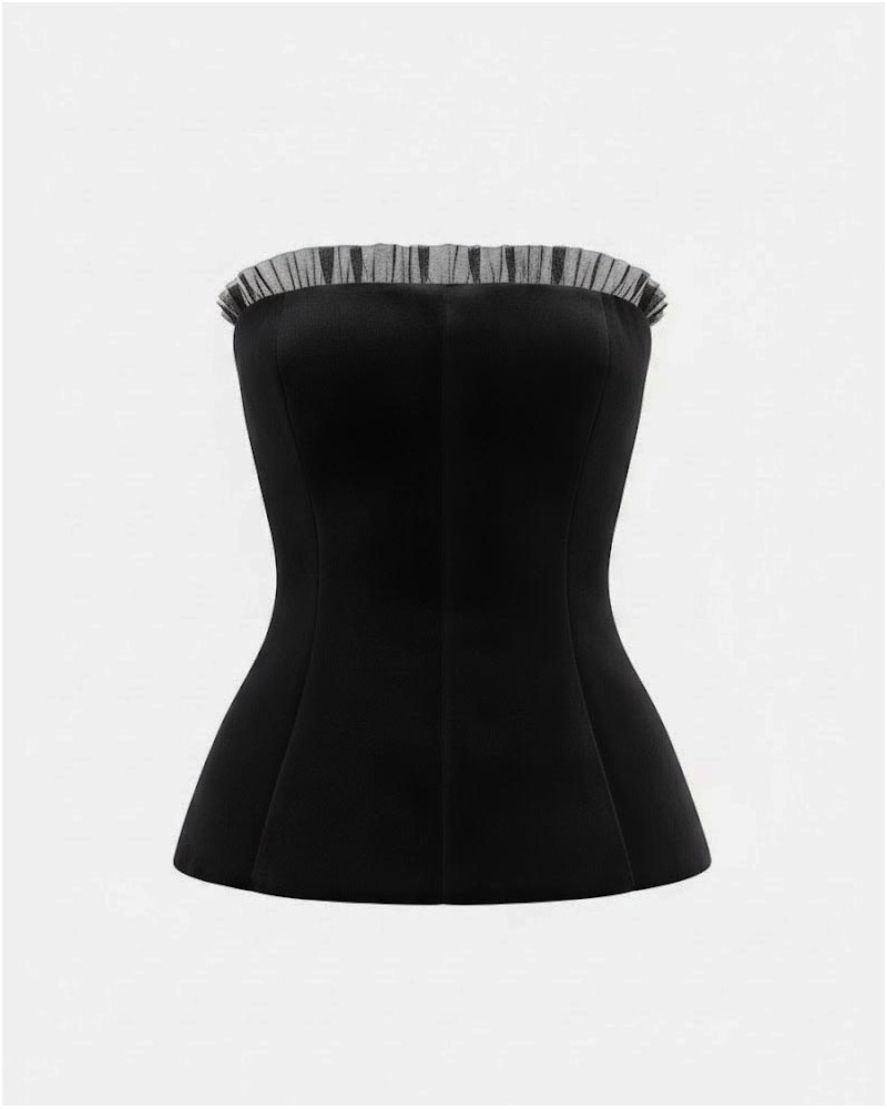 Чорний корсет Evelyn FASHIONISTA