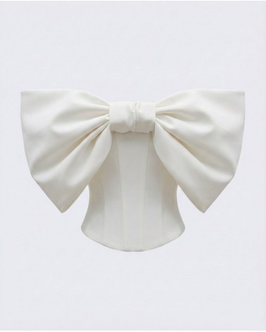 Молочний корсет Marielle з бантом FASHIONISTA