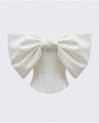 Молочний корсет Marielle з бантом FASHIONISTA