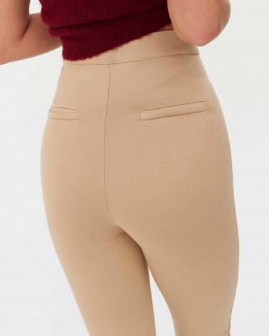 Легінси зі штрипками від FASHIONISTA бежевий