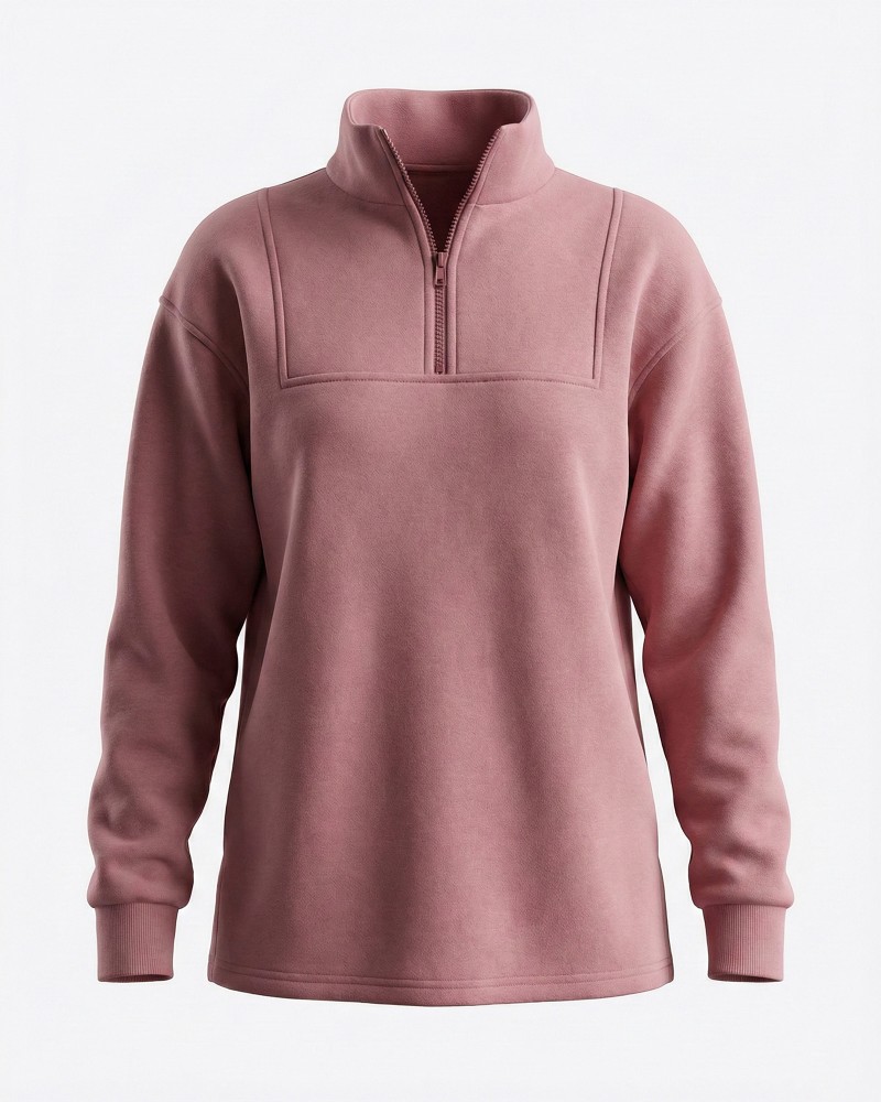 Світшот з блискавкою від FASHIONISTA темно-ліловий