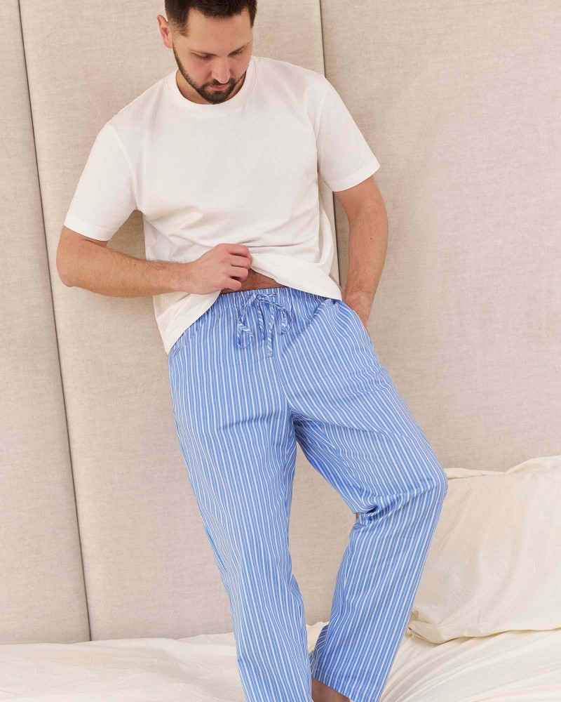 Штани піжамні Oliver у смужку від FASHIONISTA синій Штани піжамні Oliver у смужку від FASHIONISTA синій