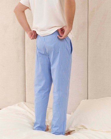 Штани піжамні Oliver у смужку від FASHIONISTA синій