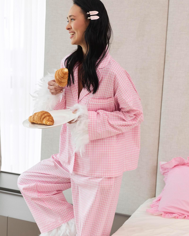 Сорочка піжамна Elise від FASHIONISTA рожевий