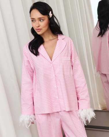 Сорочка піжамна Elise від FASHIONISTA рожевий