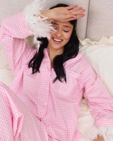 Сорочка піжамна Elise від FASHIONISTA рожевий