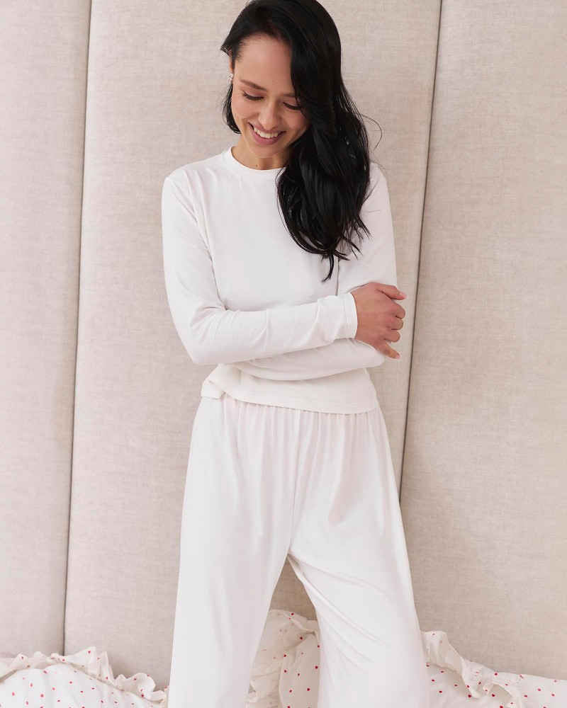 Штани для дому Mia від FASHIONISTA молочний