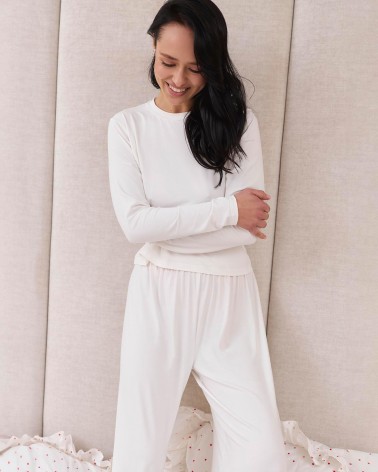 Штани для дому Mia від FASHIONISTA молочний