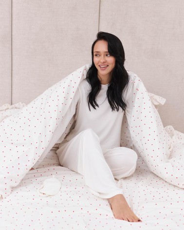 Штани для дому Mia від FASHIONISTA молочний