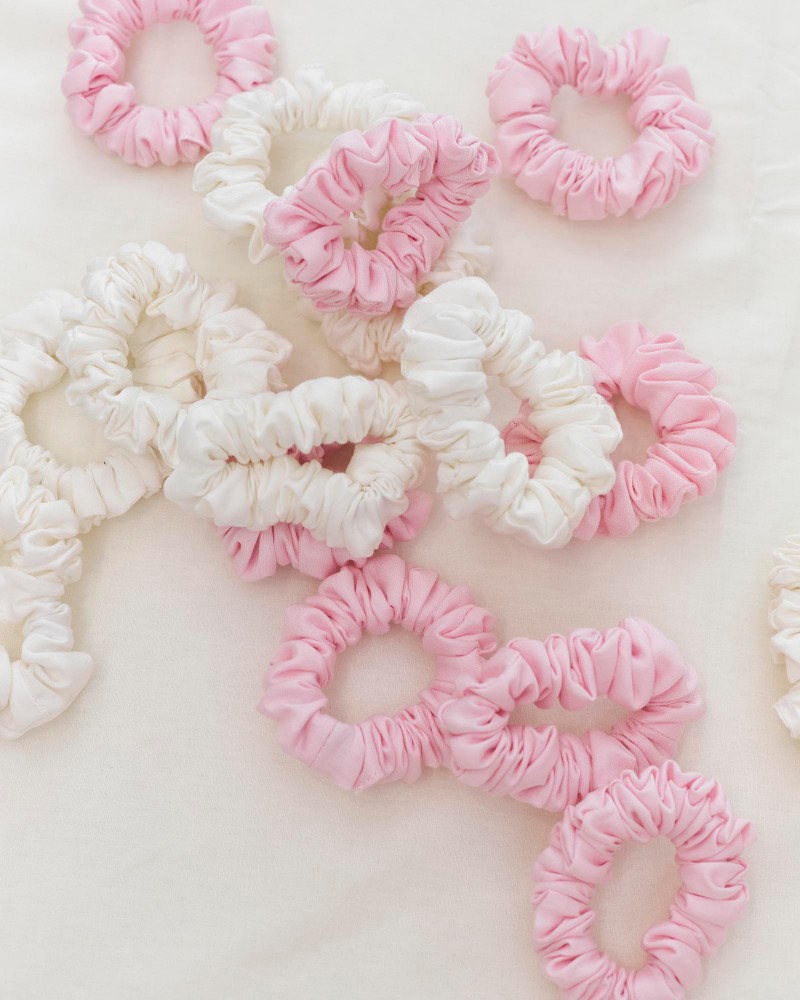 Сатинова резинка від FASHIONISTA рожевий