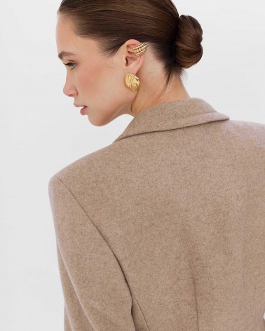 Бежевий жакет Select з вовни FASHIONISTA