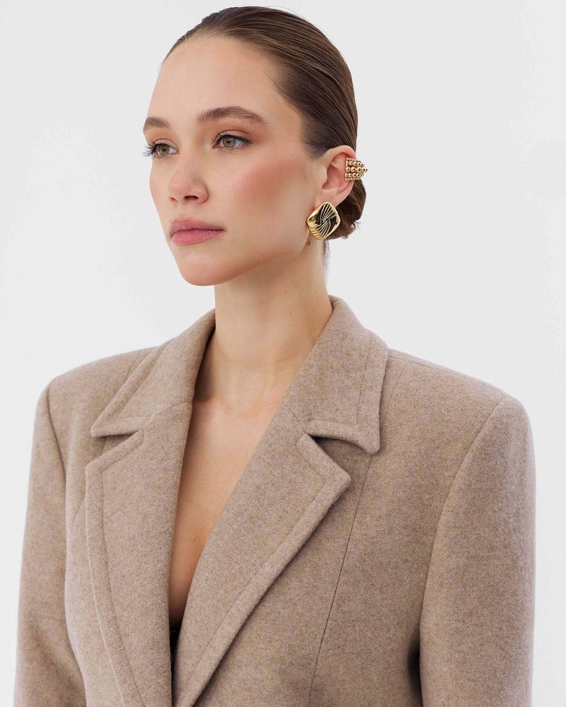 Бежевий жакет Select з вовни FASHIONISTA Бежевий жакет Select з вовни FASHIONISTA