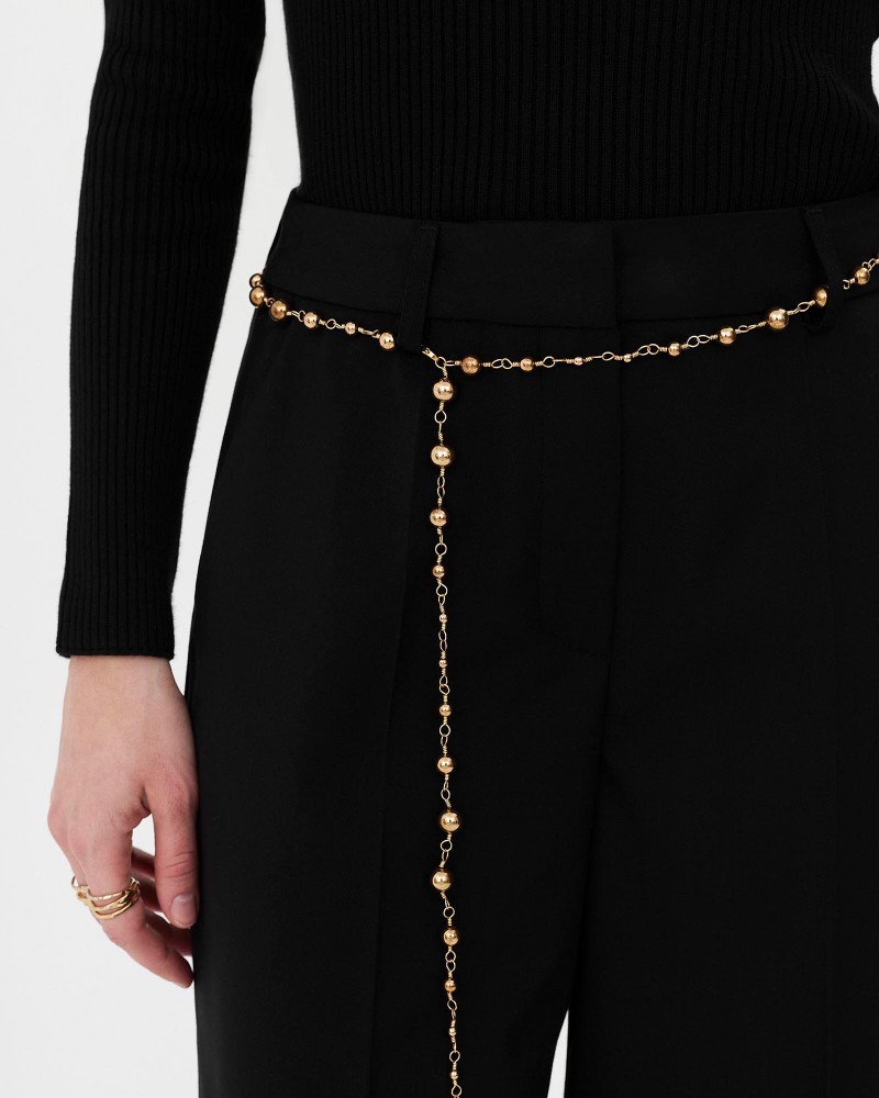 Чорні штани-палацо із запрасованими стрілками FASHIONISTA Чорні штани-палацо із запрасованими стрілками FASHIONISTA