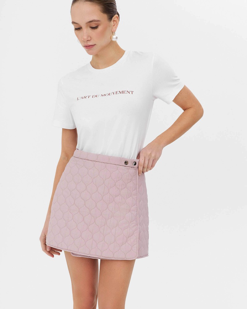 Лілова спідниця-шорти стьобана FASHIONISTA Лілова спідниця-шорти стьобана FASHIONISTA