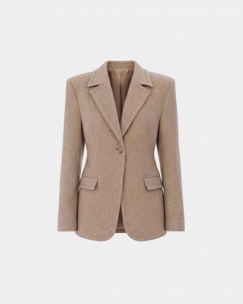 Бежевий жакет Select з вовни FASHIONISTA