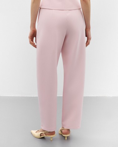 Рожеві штани Eclat о-силуету Long FASHIONISTA