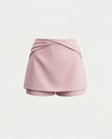 Рожева спідниця-шорти довжини міні FASHIONISTA