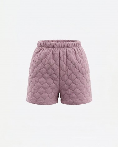 Лілові стьобані короткі шорти Bubble  FASHIONISTA