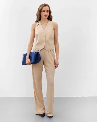 Костюм Texture з жилетом та штанами від FASHIONISTA бежевий